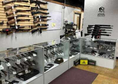The shop area at NWA Tactical & Range